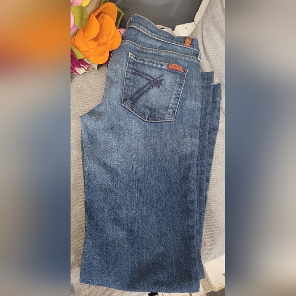 7 FOR ALL MANKIND  WOMEN'S  FLARE JEANS - Picture 7 of 7